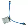 IT-BUDGET Cat.8.1 Slim Ethernet-patchkaapeli, S/FTP, 40Gbps, 2000MHz, LSZH, PoE+, sininen, 0,5 m 90ITBSLIM81PK050B