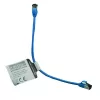 IT-BUDGET Cat.8.1 Slim Ethernet-patchkaapeli, S/FTP, 40Gbps, 2000MHz, LSZH, PoE+, sininen, 0,5 m 90ITBSLIM81PK050B