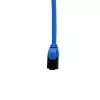 IT-BUDGET Cat.8.1 Slim Ethernet-patchkaapeli, S/FTP, 40Gbps, 2000MHz, LSZH, PoE+, sininen, 0,5 m 90ITBSLIM81PK050B