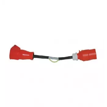HT Instruments CEE32A DS sovitin - 3-vaiheinen erovirtaus- ja suojamaamittaussovitin, 32 A, 5-napainen, 400 V