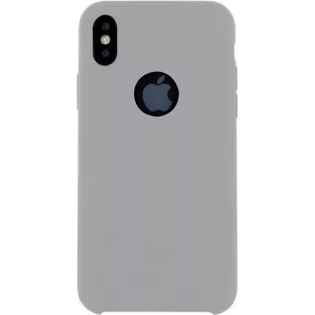 CYOO Premium Liquid Silicon kova kotelo iPhone X / XS - valkoinen