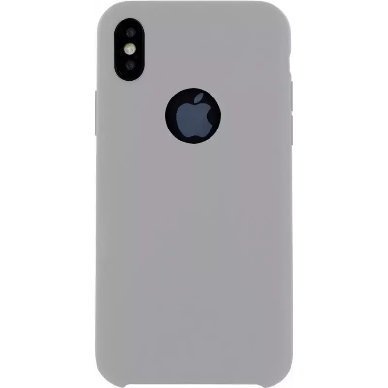 CYOO Premium Liquid Silicon kova kotelo iPhone X / XS - valkoinen