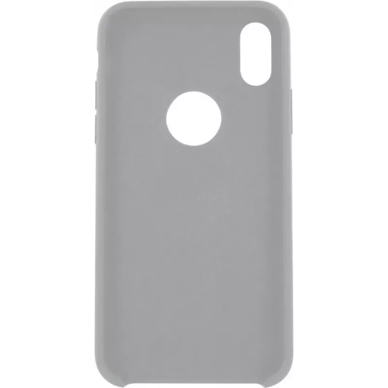 CYOO Premium Liquid Silicon kova kotelo iPhone X / XS - valkoinen