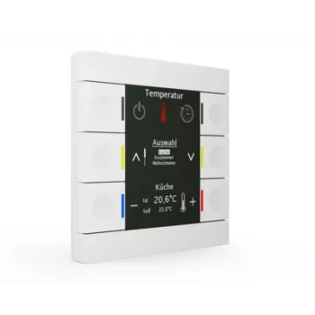 MDT BE-BZS86.01 Smart Control Center 86mm muovi puhtaanvalkoinen kiiltävä