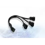 Inter-Tech AC PWM-Y-3 PWM-Y-kaapeli kolmelle tuulettimelle, 4-pin, 15 cm 88885652