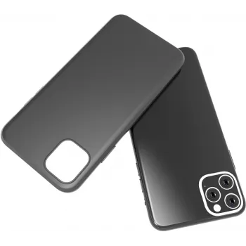 CYOO Premium Apple iPhone 11 Pro kotelo musta nestemäinen silikoni hard cover (CY121023)