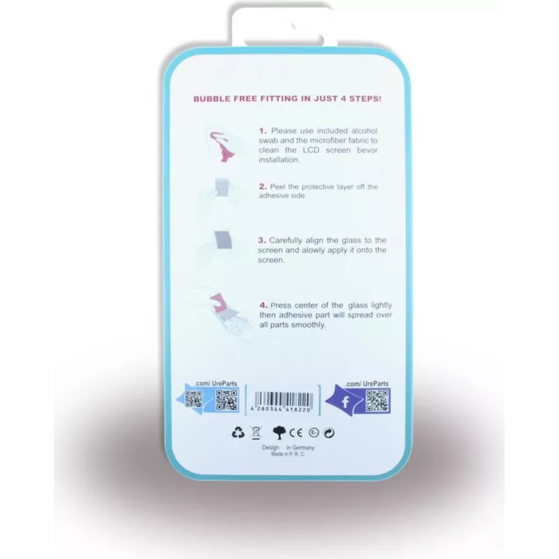UreParts Premium panssarilasi näytönsuojakalvo Apple iPhone X / XS / 11 Pro (160490)