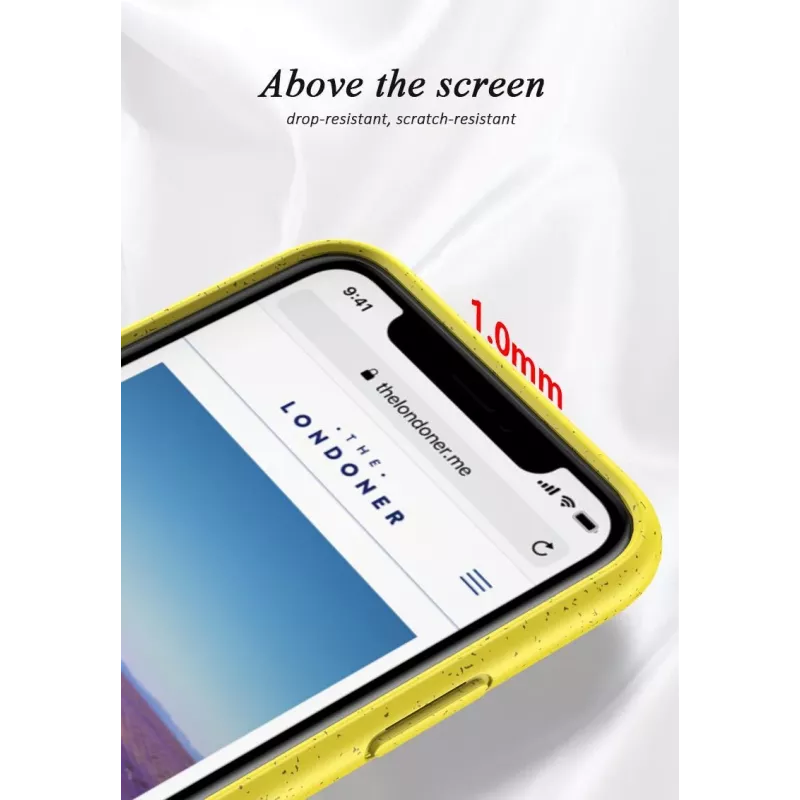 CYOO BioCase iPhone 12 mini -kovakotelo musta biohajoava CY121887