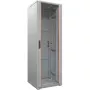 IT-BUDGET 19 inch palvelinkehikko SRK 42U 600x1000 mm lasi-/teräsovi Flatpack vaaleanharmaa 90ITB19SRK42610GGN