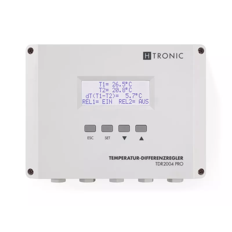 H-Tronic TDR 2004 PRO lämpötilaerorelaattori, -99...+850 °C 1114770