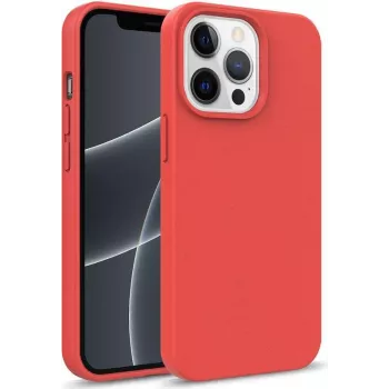 CYOO BioCase iPhone 13 Pro Max -puhelimelle – biohajoava iskunkestävä kotelo – punainen CY122548