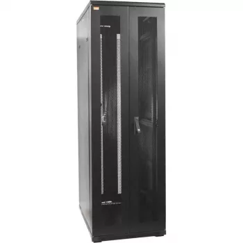 IT-BUDGET 19 tuuman palvelinkaappi SRK - 42U - 600x1000 mm - rei'itetyt pariovet edessä + takana - koottu - musta 99ITB19SRK42610DTSNM