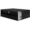 IT-BUDGET 19 tuuman rack-laatikko pienille laitteille, asiakirjoille, työkaluille - 3U - lukittava - musta (90ITBSL3HES)
