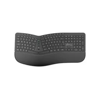 MediaRange ergonominen langaton multimedia-näppäimistö QWERTZ musta MROS279