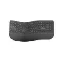MediaRange ergonominen langaton multimedia-näppäimistö QWERTZ musta MROS279