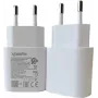 PowerRay PR-TA800EWE 18W USB-C PD seinälaturi, EU 2-pin, valkoinen, bulk