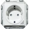 PowerRay WiFi älypistorasia PR-SSO-01, kehyksetön valkoinen, 16A, sovellus- ja puheohjaus, tyyppi F
