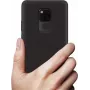 CYOO Premium nestemäinen silikonikotelo Huawei Mate 20 Pro:lle - musta