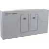 CYOO CY120899 Mini Dual -matkapuhelimen induktiolatausalusta – valkoinen – Qi-standardi