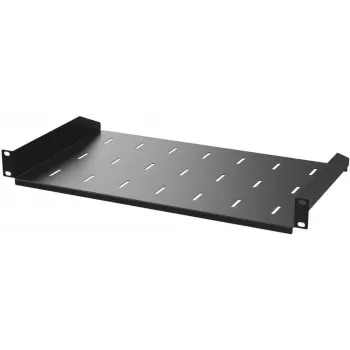 IT-BUDGET 19 inch kiinteä räkkihylly 1U 200 mm syvä 25 kg musta 90ITB19FB200S
