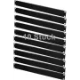 IT-BUDGET SPAR-PACK 10x 19 tuuman rack-sokkelilevyt 1U musta teräs ZAA90ITBBP1HES