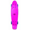NORULES No Rules AU 349 Mini-Cruiser-rullalauta hehkuvilla pyörillä, pinkki