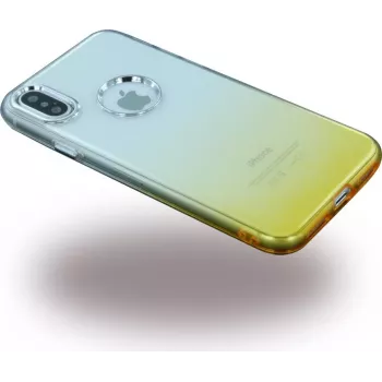 CYOO Ruber pehmeä silikonikotelo Apple iPhone X -puhelimelle – kulta