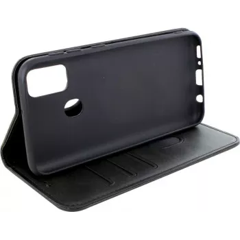 CYOO Premium BookCase Apple iPhone 13 -puhelimelle, musta tekonahka CY122555