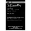 PowerRay akku PR-BL5C Nokia E50, N70, N91, 6600 -puhelimille, 1100 mAh, Bulk