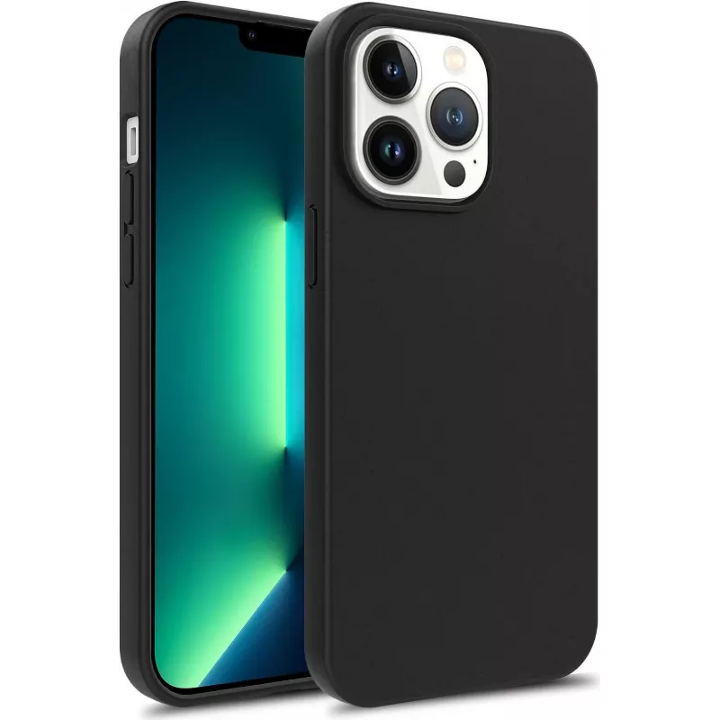 CYOO Premium Liquid Silicone -kotelo Apple iPhone 14 Pro Max -puhelimelle - musta CY122778