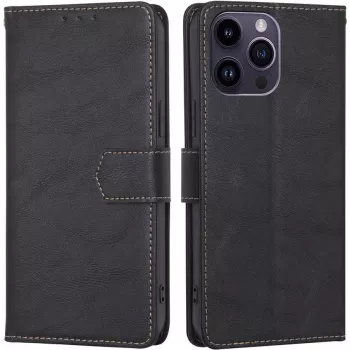 CYOO Premium BookCase Folio kotelo Apple iPhone 14 Plus - musta CY122795