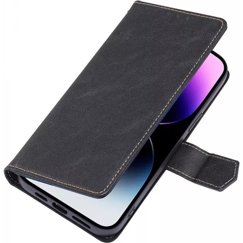 CYOO Premium BookCase Folio kotelo Apple iPhone 14 Plus - musta CY122795