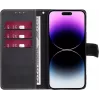 CYOO Premium BookCase Folio kotelo Apple iPhone 14 Plus - musta CY122795