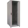 IT-BUDGET 19 tuuman palvelinkaappi SRK - 42U - 800x1000 mm - lasi-/teräsovi - kaapelikanavat - flatpack - vaaleanharmaa 90ITB19SRK42810GGN