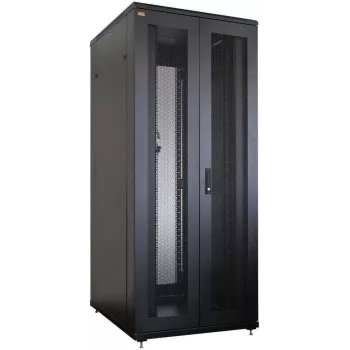 IT-BUDGET 19 tuuman palvelinräkki SRK - 42U - 800x1000 mm - rei'itetyt pariovet edessä ja takana - kaapelikanavat - koottu - musta 99ITB19SRK42810DTSNM