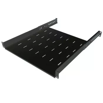 IT-BUDGET 19 tuuman räkkihylly / laitetaso - kantavuus 40 kg - syvyys 550 mm - syvyyssäädettävä asennus - musta (90ITB19FB550S)