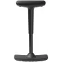 TRENDOFFICE BY DAUPHIN to-swift kääntyvä jakkara musta (kangasistuin, kiillotettu alumiinirunko, 420-550 mm korkeussäätö) 9299KGSFWKGSS73GSR10UGS165033