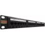 IT-BUDGET 19 tuuman patch-paneeli - 24 porttia - Cat.6 - 250MHz - suojaamaton - 1U - musta (90ITBPP6US)