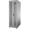 IT-BUDGET 19 tuuman palvelinräkki SRK - 42U - 600x1000 mm - rei'itetyt pariovet edessä + takana - Flatpack - vaaleanharmaa (90ITB19SRK42610DTGN)