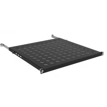 IT-BUDGET 19 tuuman kiinteä räkkihylly 0,5U 450 mm syvyys 80 kg musta 12WZ82648003450161