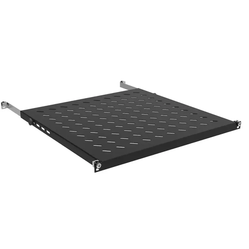 IT-BUDGET 19 tuuman räkkihylly 0,5U 650 mm syvä 80 kg musta 12WZ82648005650161