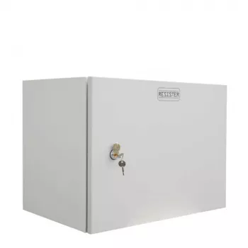IT-BUDGET 19 tuuman seinäasennettava verkkokaappi Easy, 9U, 600x400 mm, teräsovi, vaaleanharmaa 90RR19CWV964MG