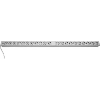 Liebernetz 21-kertainen pystysuora rack-PDU Schuko-pistorasioilla, 16A, vaaleanharmaa 90LNSDL21S