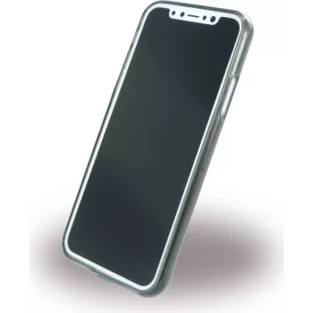 CYOO Ultra Thin silikonikuori Apple iPhone X - musta