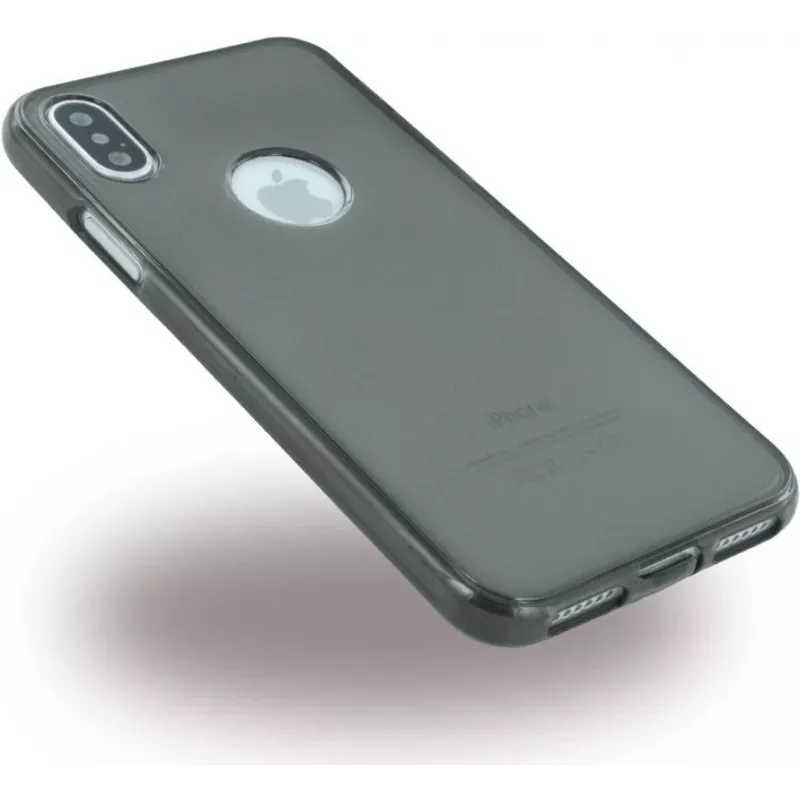 CYOO Ultra Thin silikonikuori Apple iPhone X - musta