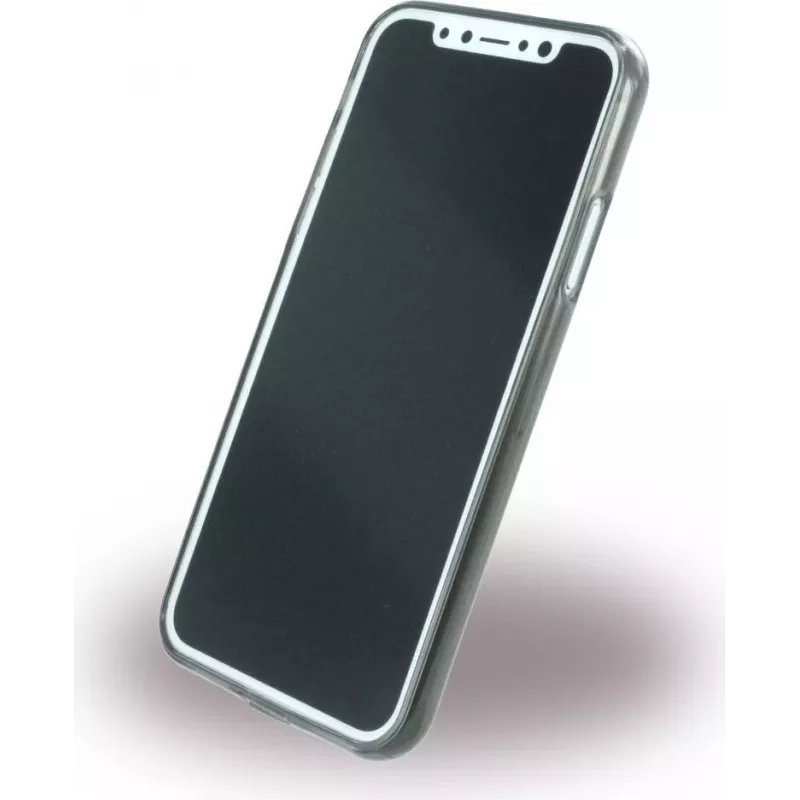 CYOO Ultra Thin silikonikuori Apple iPhone X - musta