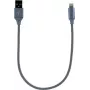CYOO Lightning lataus- & datakaapeli 30cm hopea