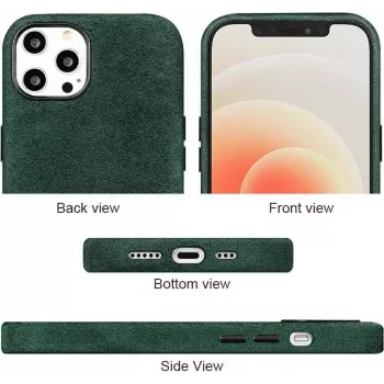 CYOO Alcantara-optiikka kova kotelo iPhone 11 Pro - musta CY121183