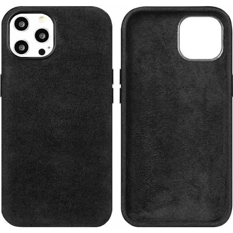 CYOO Alcantara-optiikka kova kotelo iPhone 11 Pro - musta CY121183