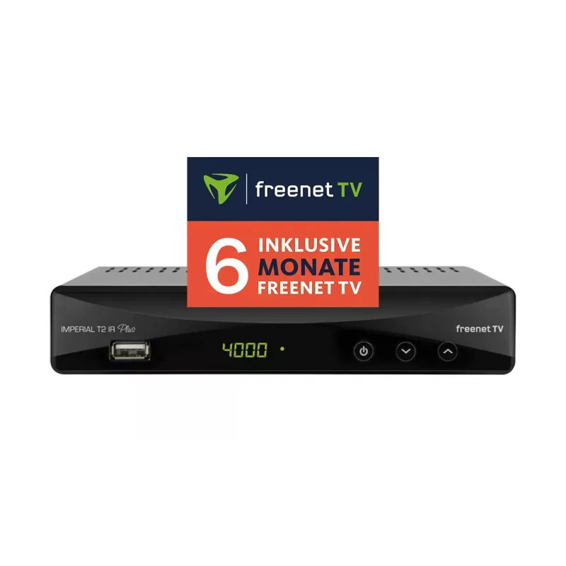 Imperial DVB-T2 single -digisovitin H.265 HEVC:llä, USB-PVR-tallennuksella ja älykortinlukijalla 7756006